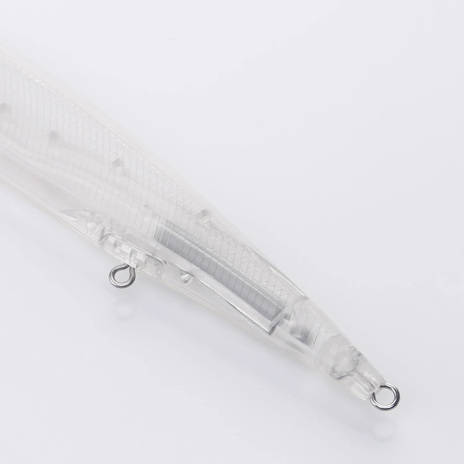 FREE FISHER Jerkbait duro transparente – Señuelo sin pintar DIY - imagen 2