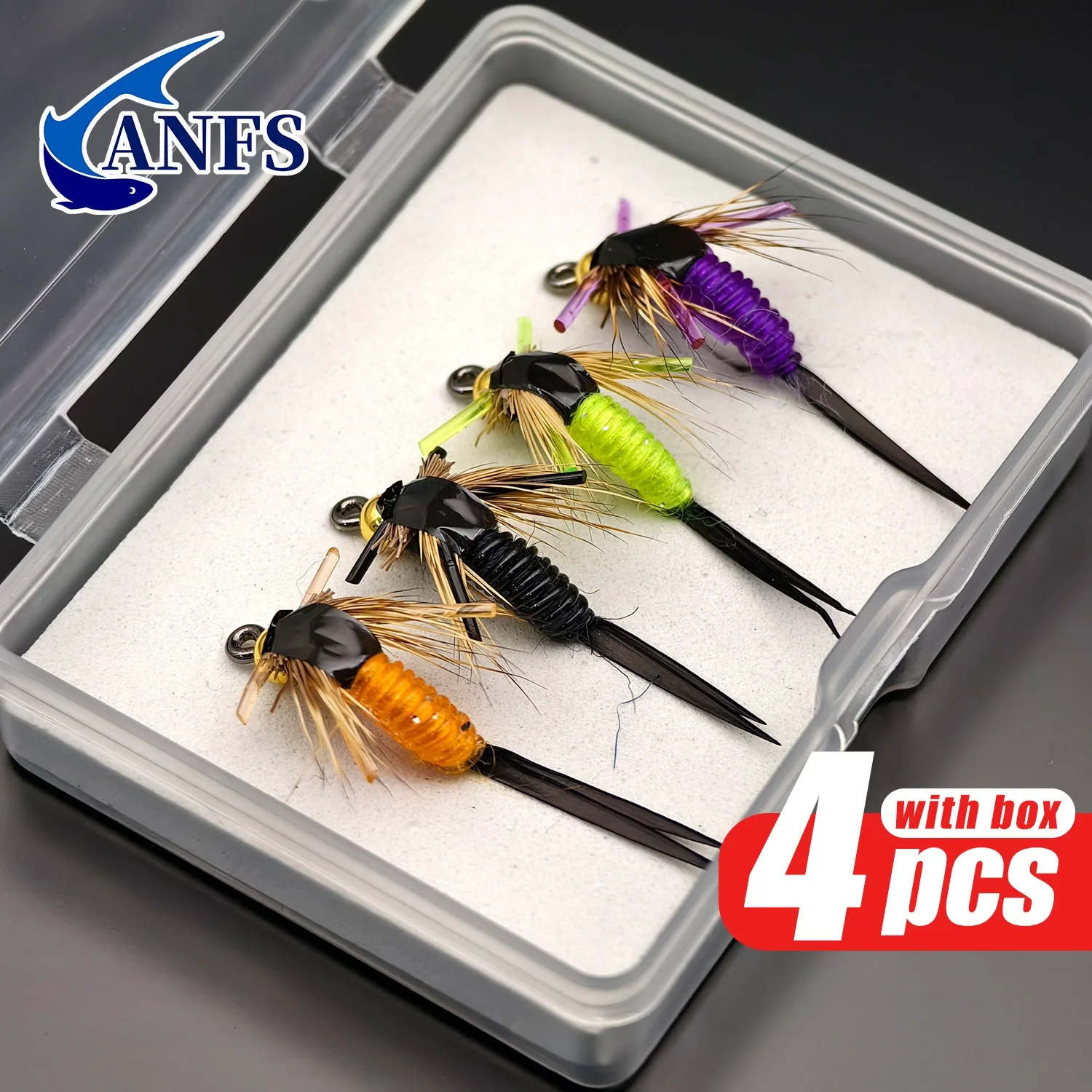 ANFS Señuelos de mosca para trucha – Diseño realista