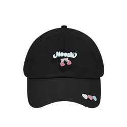 Sombrero para correr Gorra de béisbol de algodón cereza transpirable ajustable Casual sombrilla sombrero suave cómodo ala ancha gorra de cabeza grande Unisex