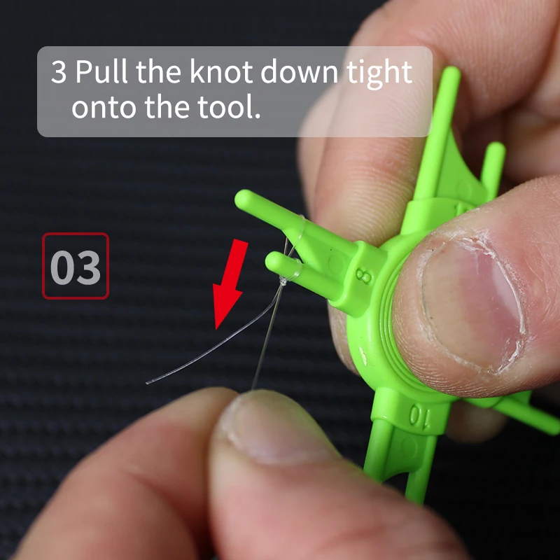 Medidor de bucle 8‑15 mm para línea trenzada – Bucle perfecto en carpa - imagen 5
