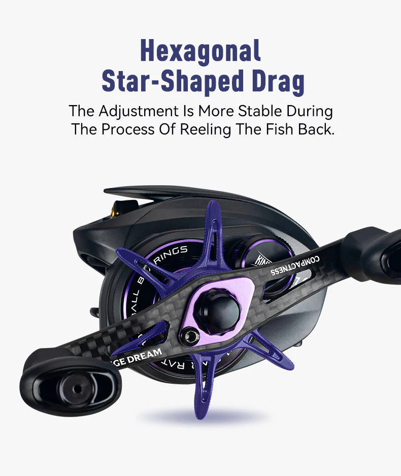 Experiencia un rendimiento de pesca mejorado con el arrastre hexagonal en forma de estrella