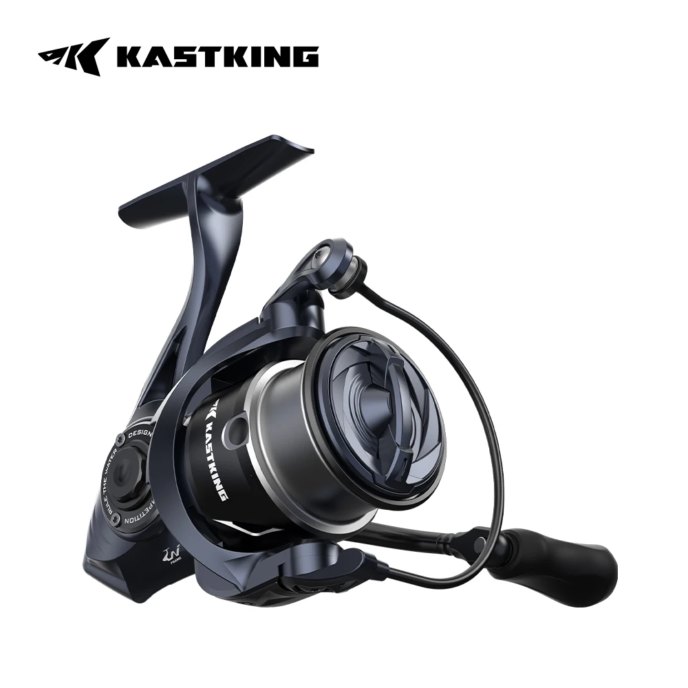 KastKing Sharky Ultra Carrete de Pesca Giratorio con freno de carbono