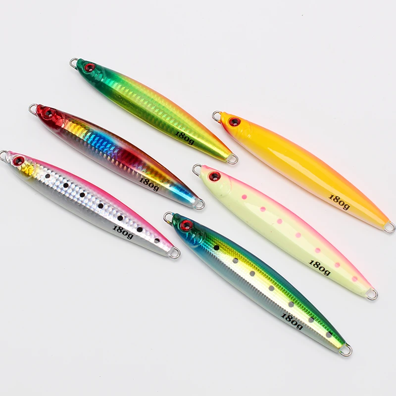 Seafox SF18 Señuelo metálico marino con anzuelo largo luminoso - imagen 2