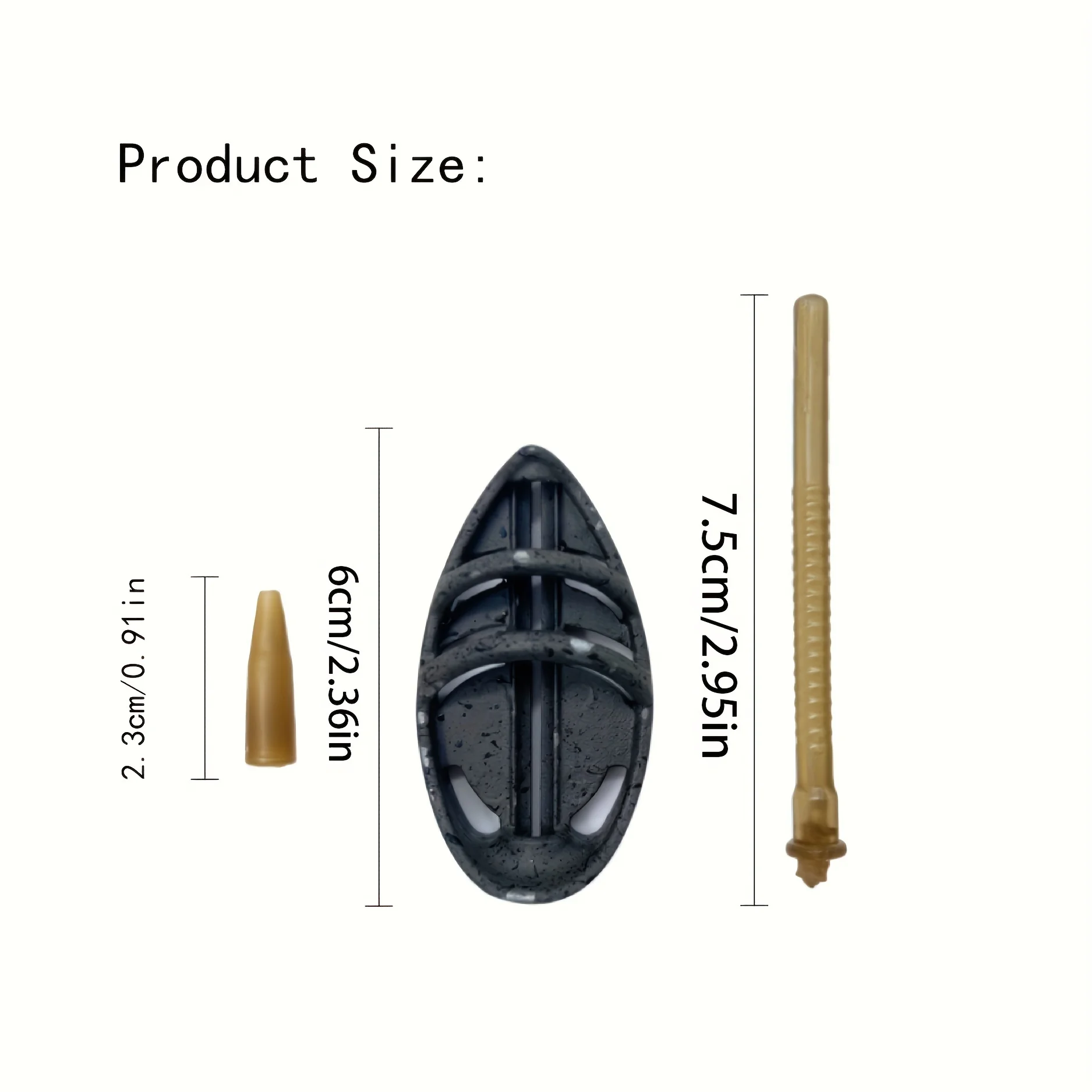 Kit Method Feeder en Línea – Aleación Zinc para Pesca de Carpa - imagen 5