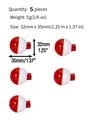 1.25 inch x 5pcs
