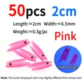 50pcs pink 2cm