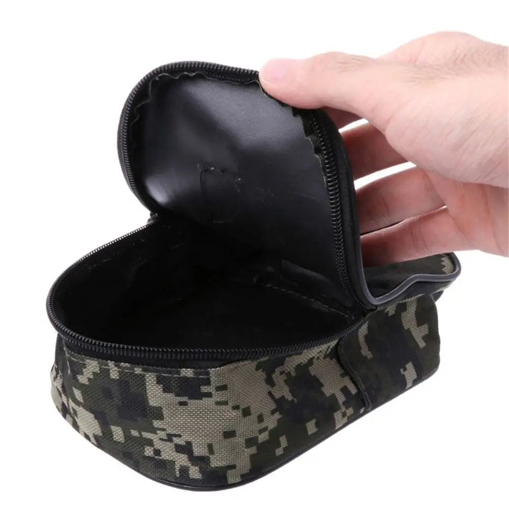 Mini bolsa de bolsillo deportiva de camuflaje para exteriores, bolsa de carretes de pesca, funda protectora, bolsa de almacenamiento para pesca - imagen 5
