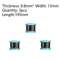 0.8x13mm 3pcs