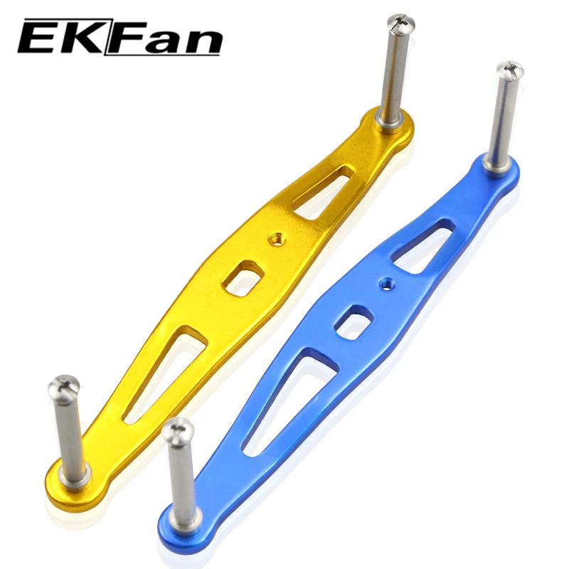 EKFAN-MANGO izquierdo y derecho de pesca de aleación de aluminio de 110MM, perilla de carrete de Baitcasting DAI, rodamiento de 7x4x2,5 MM, piezas de agujero de 8x5MM - imagen 5
