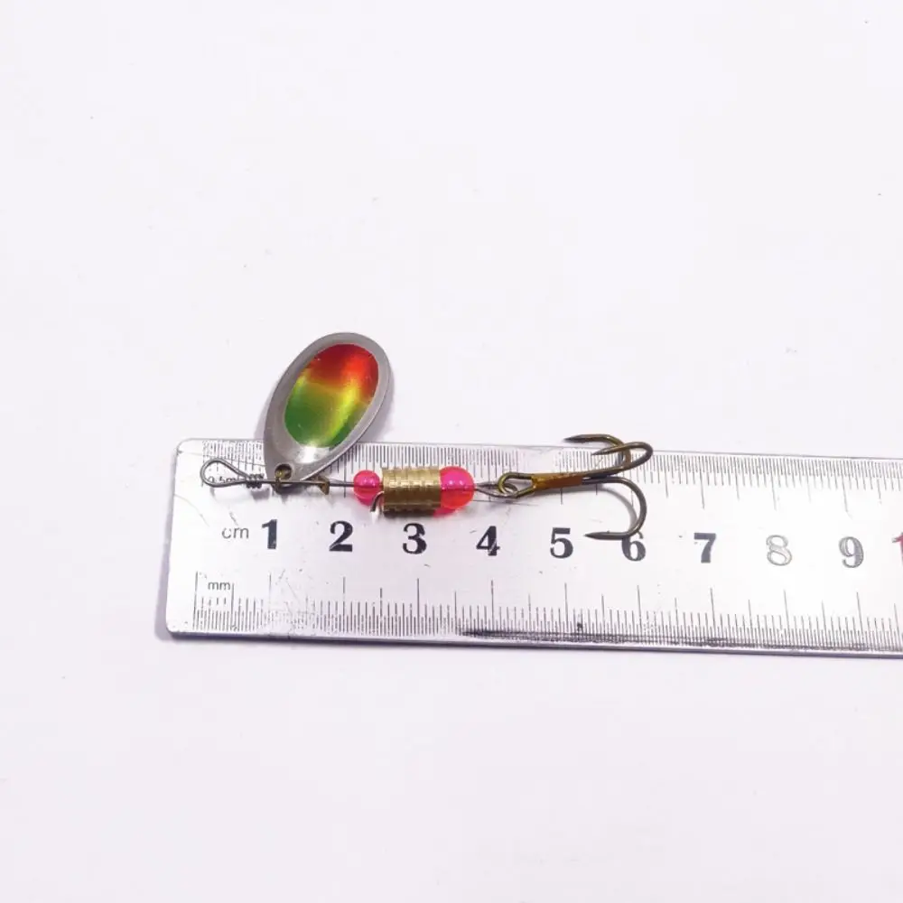 Kit de señuelo cuchara giratoria de Metal, aparejos de pesca con reflectividad mejorada de alta velocidad giratoria, anzuelos afilados resistentes a la oxidación, 16/10 Uds.