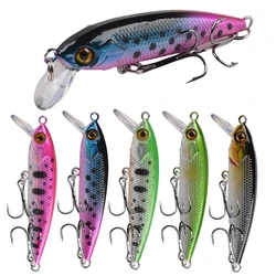 Crankbait Pececillo ojos 3D para trucha y lucio