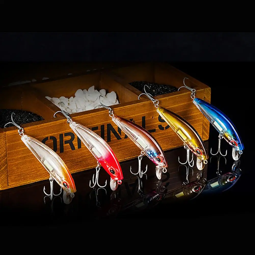 Cebo de pesca luminoso de 7cm y 11,4g, señuelo Artificial de fundición larga, aparejos de pesca, accesorios para agua de mar dulce - imagen 5
