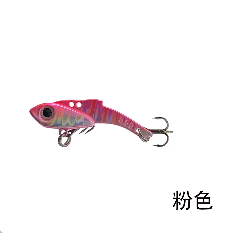 Mini señuelo de pesca de Metal VIB, 1 piezas, 3,5g, 5g, 7g, Crankbait, cebo Artificial que se hunde con vibración - imagen 3