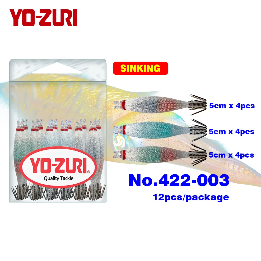 Plantilla de calamar anzuelo de calamar cebo de señuelo de calamar 3 colores Suttee 5cm 2 "Japón hundimiento UV fluorescente Keimura rojo verde 12 Uds