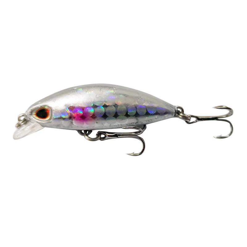 1 Uds Mini cebo de manivela Wobblers flotantes Mini pececillo 4cm 2g para señuelo de pesca cebo Artificial Jerkbait peces falsos señuelos duros - imagen 5