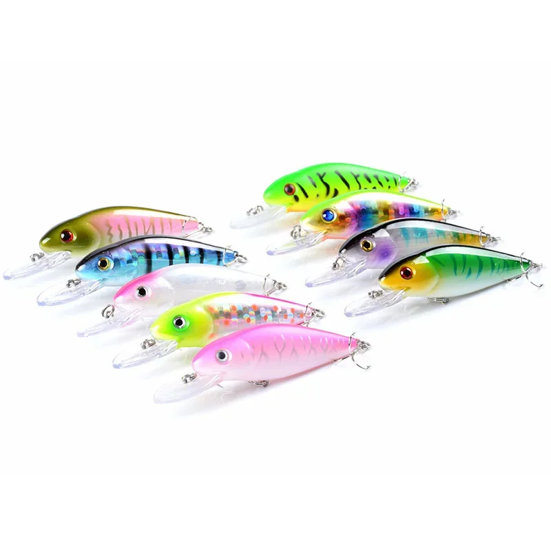 Señuelos de Pesca inteligentes Minnow, 10cm, 11,5g, Wobblers flotantes de Pesca, Jerkbait de agua dulce y salada para Lucio, aparejos de Pesca de trucha, 1 ud. - imagen 5