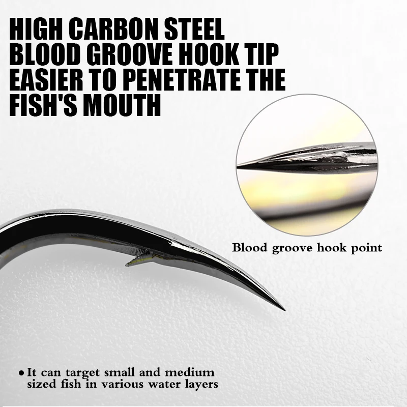 MAG sljtn-ptl-anzuelos de doble plantilla, anzuelos de Jigging lento, anzuelos de pesca de asistencia, anzuelos de doble plantilla, aparejos - imagen 5