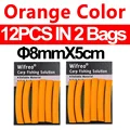 8mm Orange 12pcs