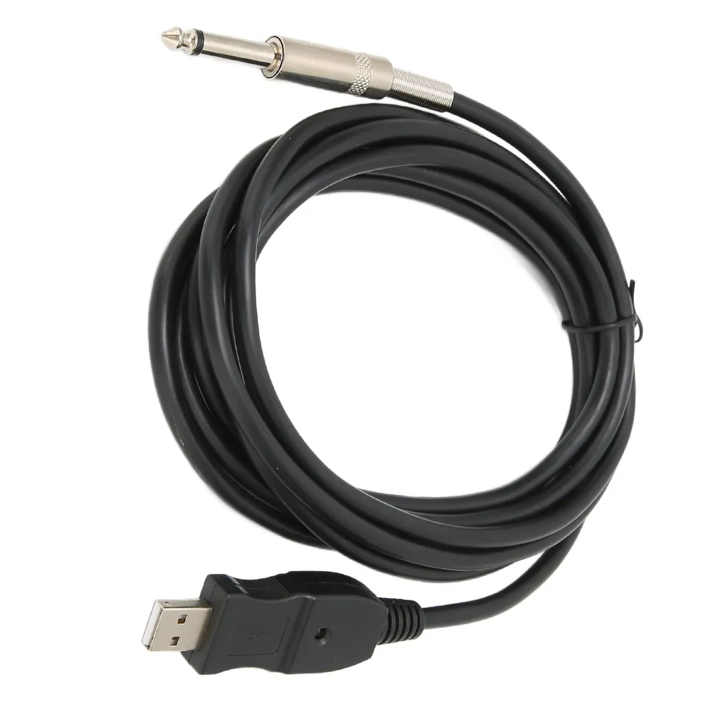 Cable USB a jack mono para guitarra eléctrica para instrumentos - imagen 3