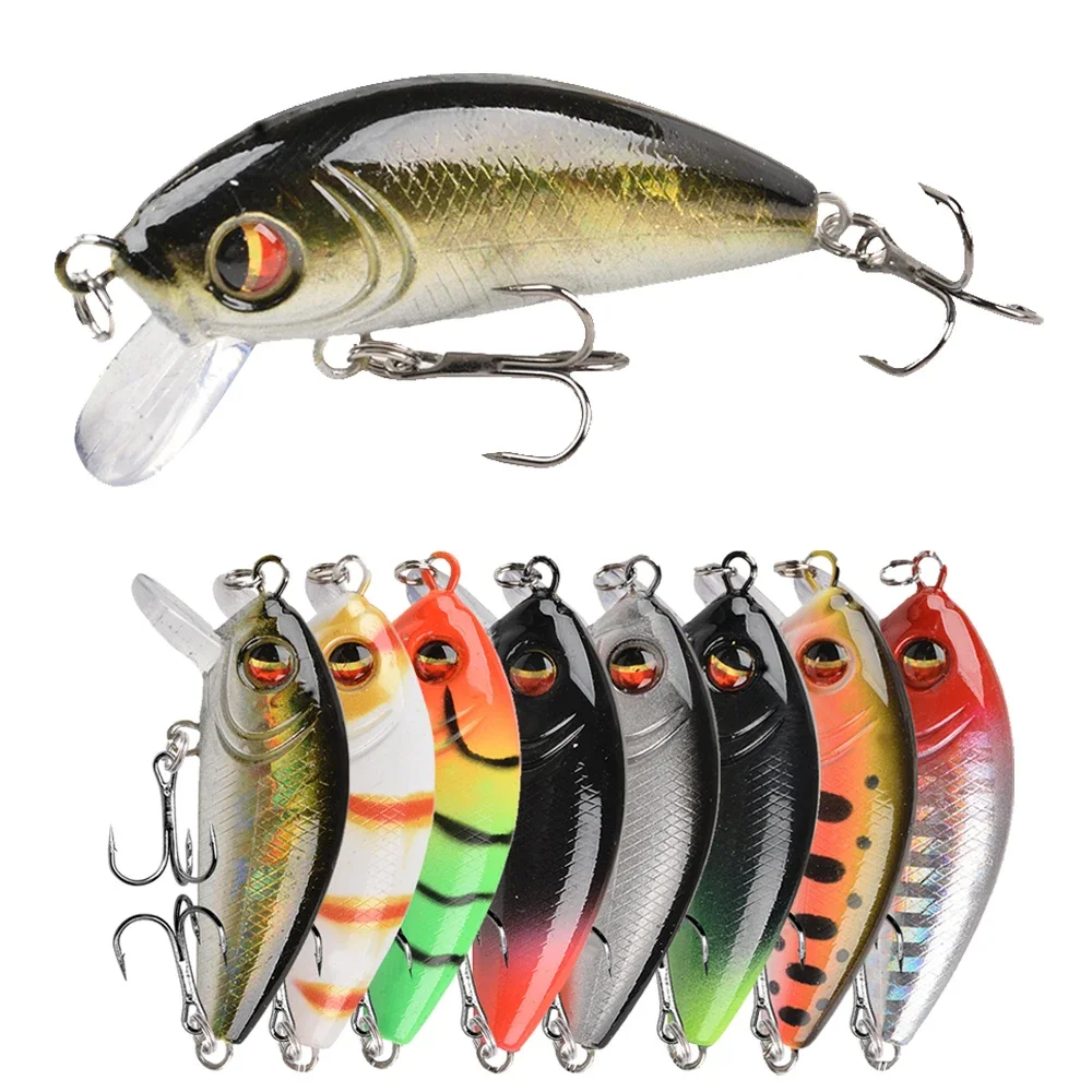 Señuelos de pesca Minnow, modelo popular japonés, 5cm, 4,5g, Jerkbait flotante, Lucio, Carkbait, Wobblers, Swimbait, cebo profesional, 1 ud. - imagen 3
