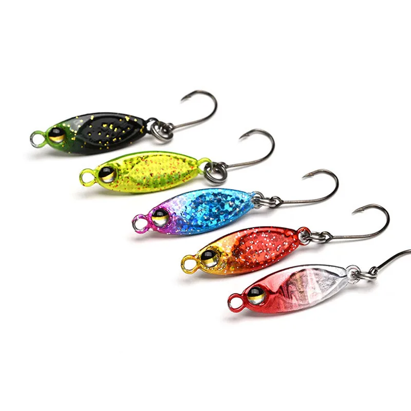 Señuelo pequeño de Metal para pesca, cebo duro Artificial, 3G, 6g - imagen 5