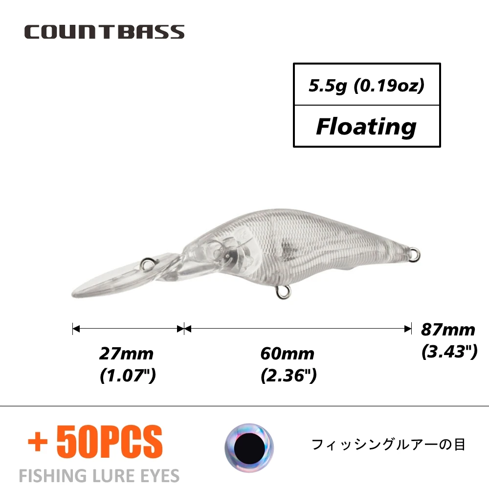 Blank Lure With Eyes