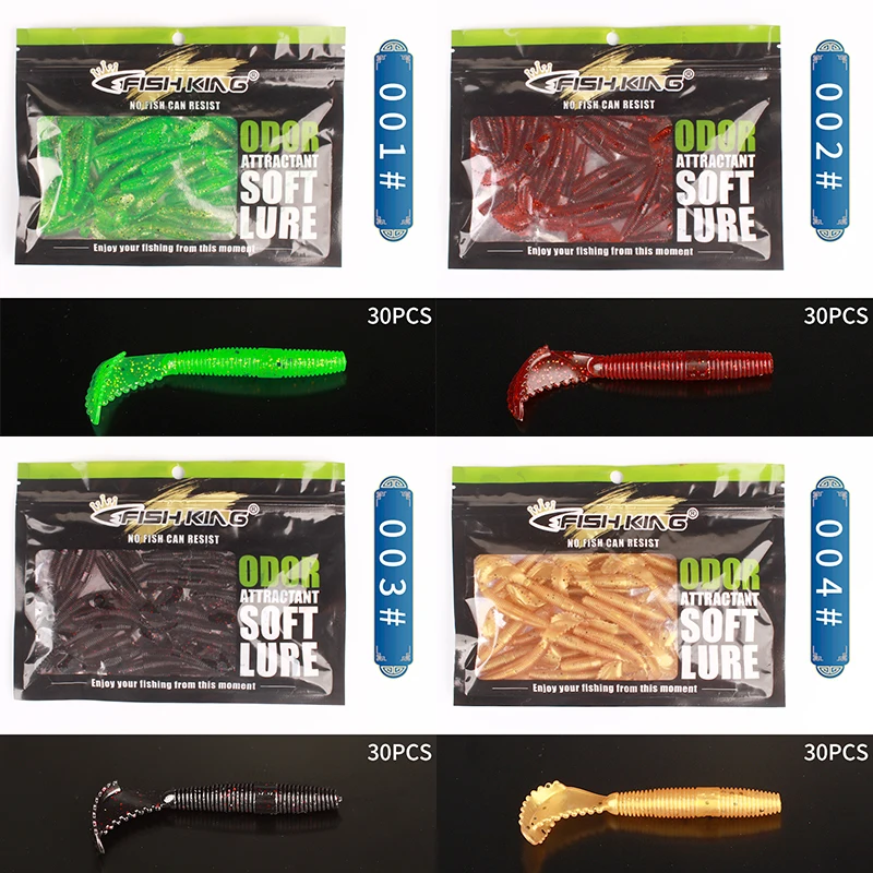 FTK-anzuelos de pesca de doble púa, cebo blando, Mustad, 1,5g, 2,5g, 3g, 5g, 10 unids/lote por paquete - imagen 2