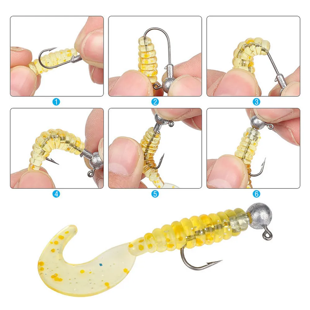 Anzuelos Jig Head con púas y bola redonda 1-20g para vinilo - imagen 3