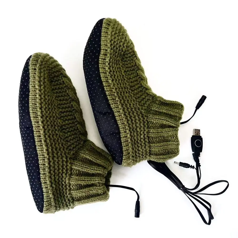 Calcetines calentados por USB cálidos para invierno, calentamiento rápido, calentador de pies suaves, calcetines térmicos eléctricos cálidos para deportes al aire libre - imagen 4