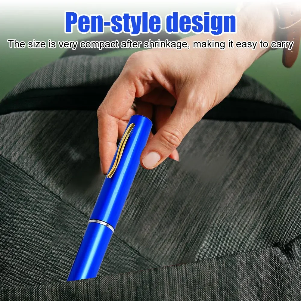 Caña de pescar portátil con forma de bolígrafo, caña de pescar de bolsillo, Mini juego de caña de pescar doblada con carrete, señuelos, cebo, accesorios de sedal - imagen 5