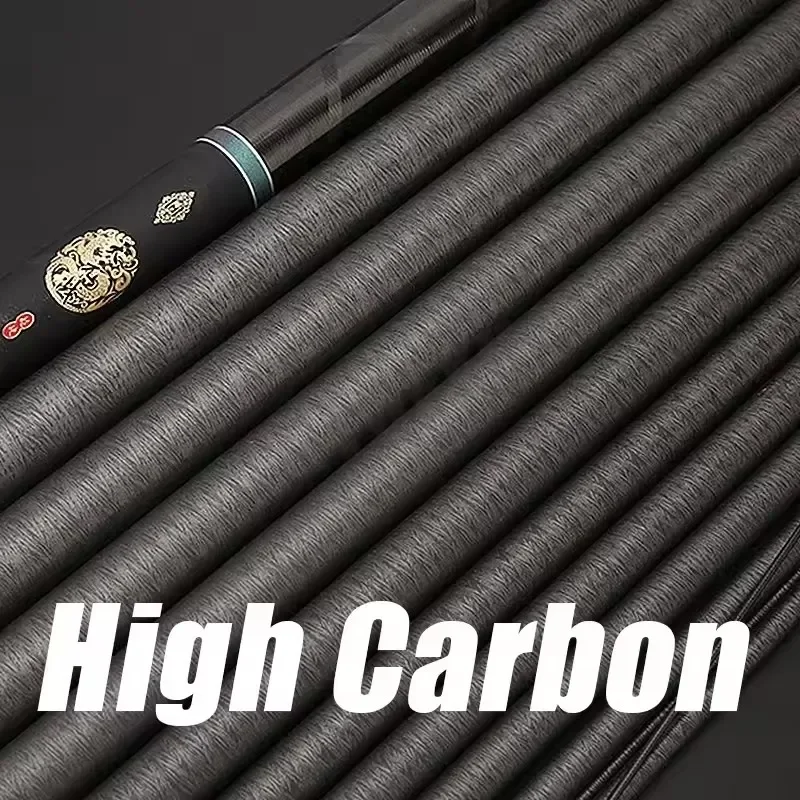 Caña de pescar telescópica Tenkara de 9M-13M 19H Superhard 40T carbono agua salada agua dulce portátil lubina tipo caña corriente trucha poste - imagen 4