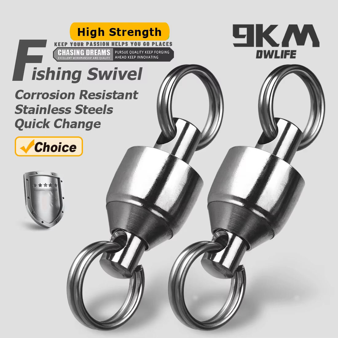 Eslinga con rodamiento de bolas de acero inoxidable para pesca - imagen 5