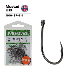 Anzuelo Mustad Origin J – Acero al carbono negro afilado