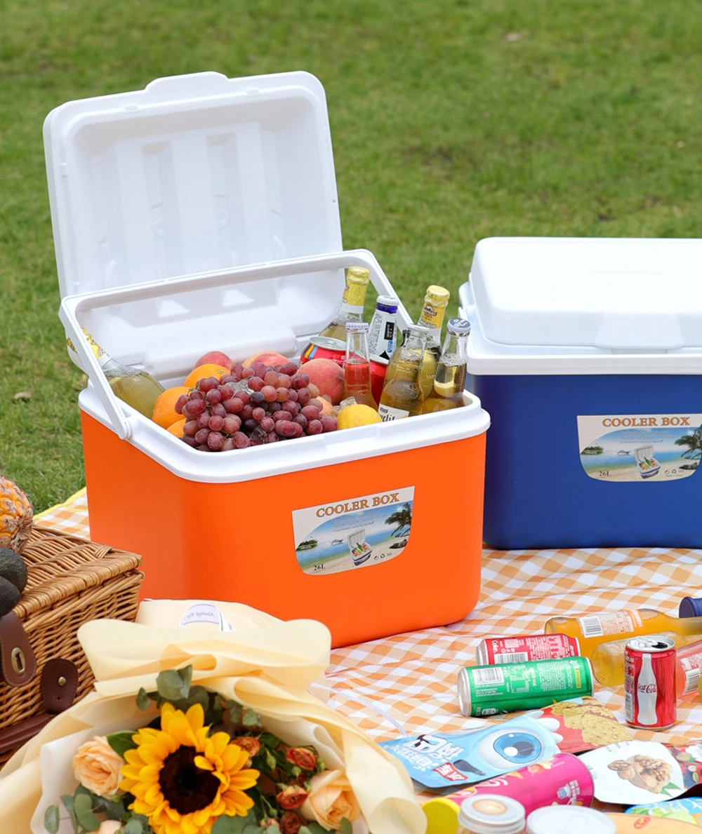 Caja de Picnic al aire libre multifuncional de gran capacidad, 5L, 8L, 13l, duradera, para sentarse, pesca, senderismo, cesta de Camping, bolsa enfriadora - imagen 5