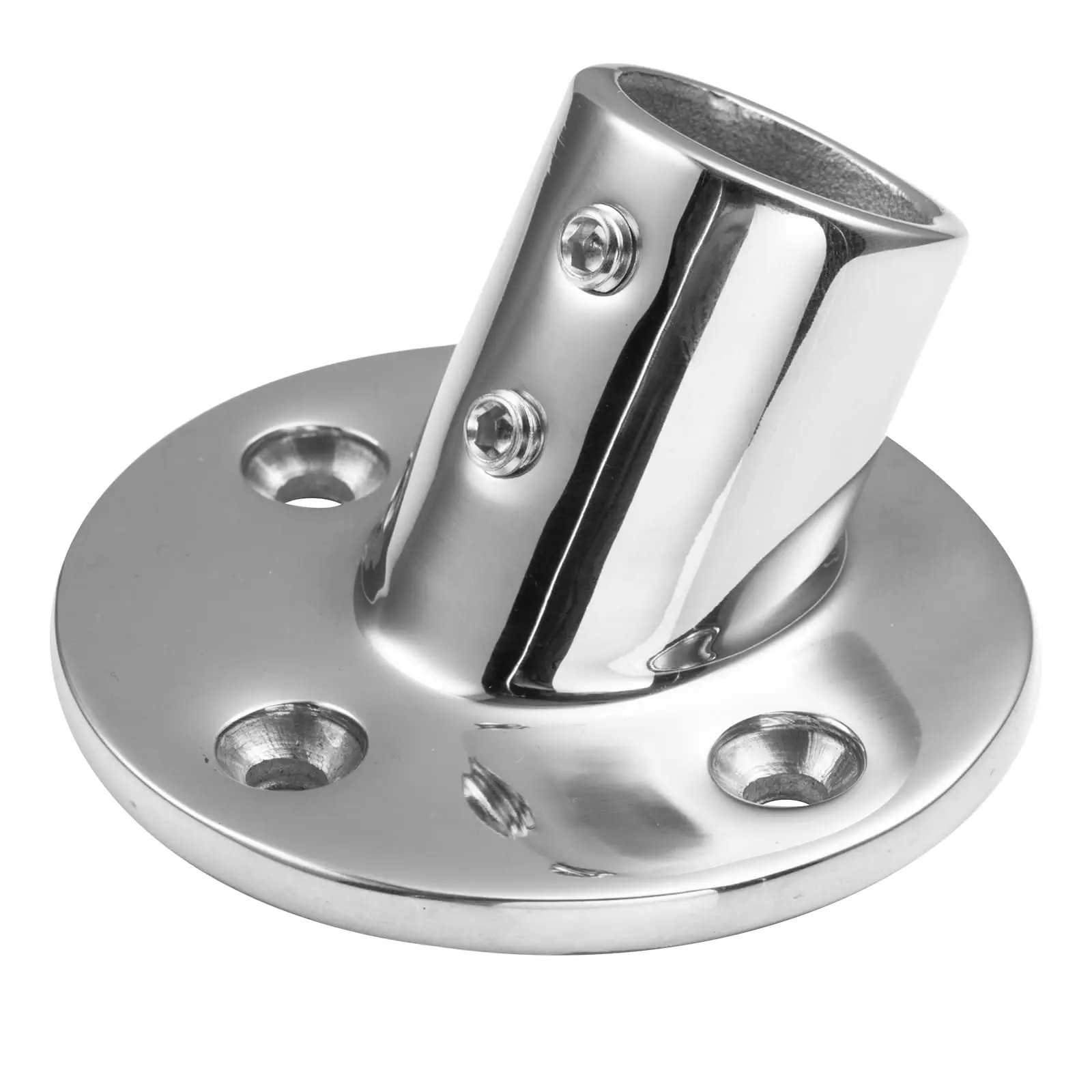 Goture, 1 pieza, montaje de pasamanos para barco, 35/45/60/90 grados, acero inoxidable, 7/8 "/1", Base redonda/rectangular, Hardware de barandilla para yate y barco