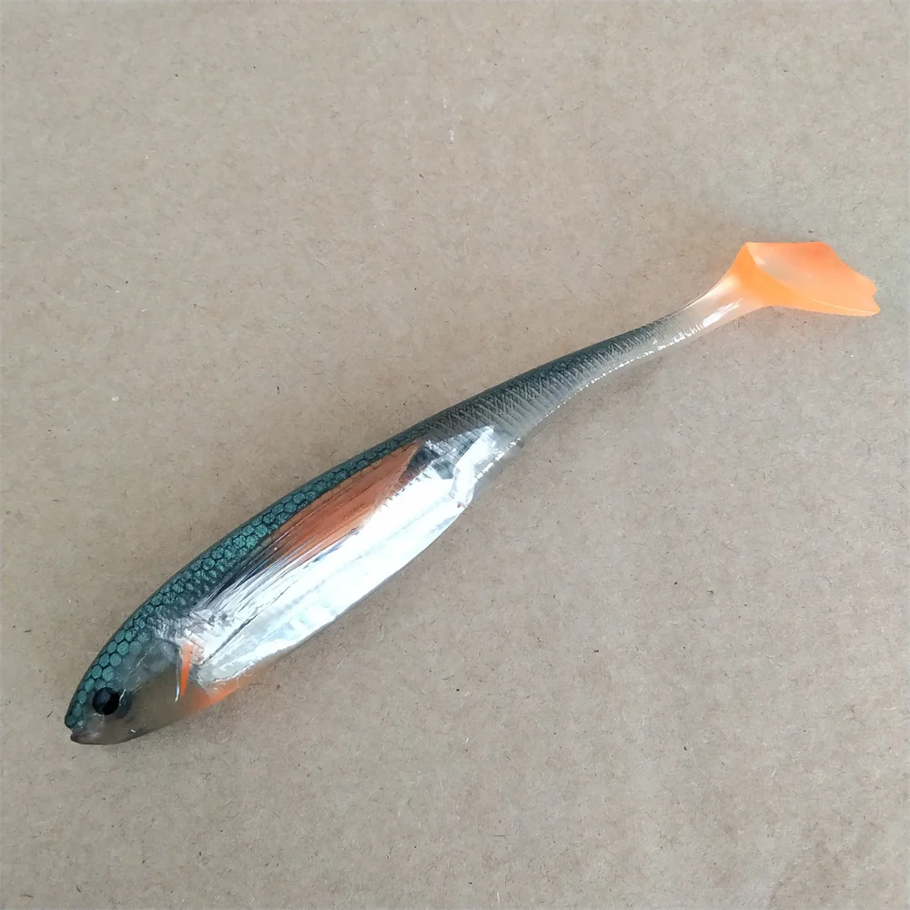 Swolfy 10 Uds 12cm 10g Pata de pato señuelo de pesca suave PVC impresión 3D cebo de pesca suave flotante realista Swimbait cebo de pesca - imagen 4