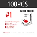 100pcs Size 1 Black