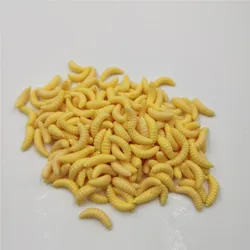 Gusano de silicona lubina – Señuelo con olor para pesca invernal