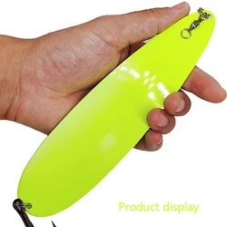 Aoclu-cuchara de pesca de Metal grande de doble color, 97g, 8 pulgadas, 20,3 cm, 122g, 9 pulgadas, 22,9 cm, sin anzuelos, caballa, lubina, trucha, pez marino, 8 colores