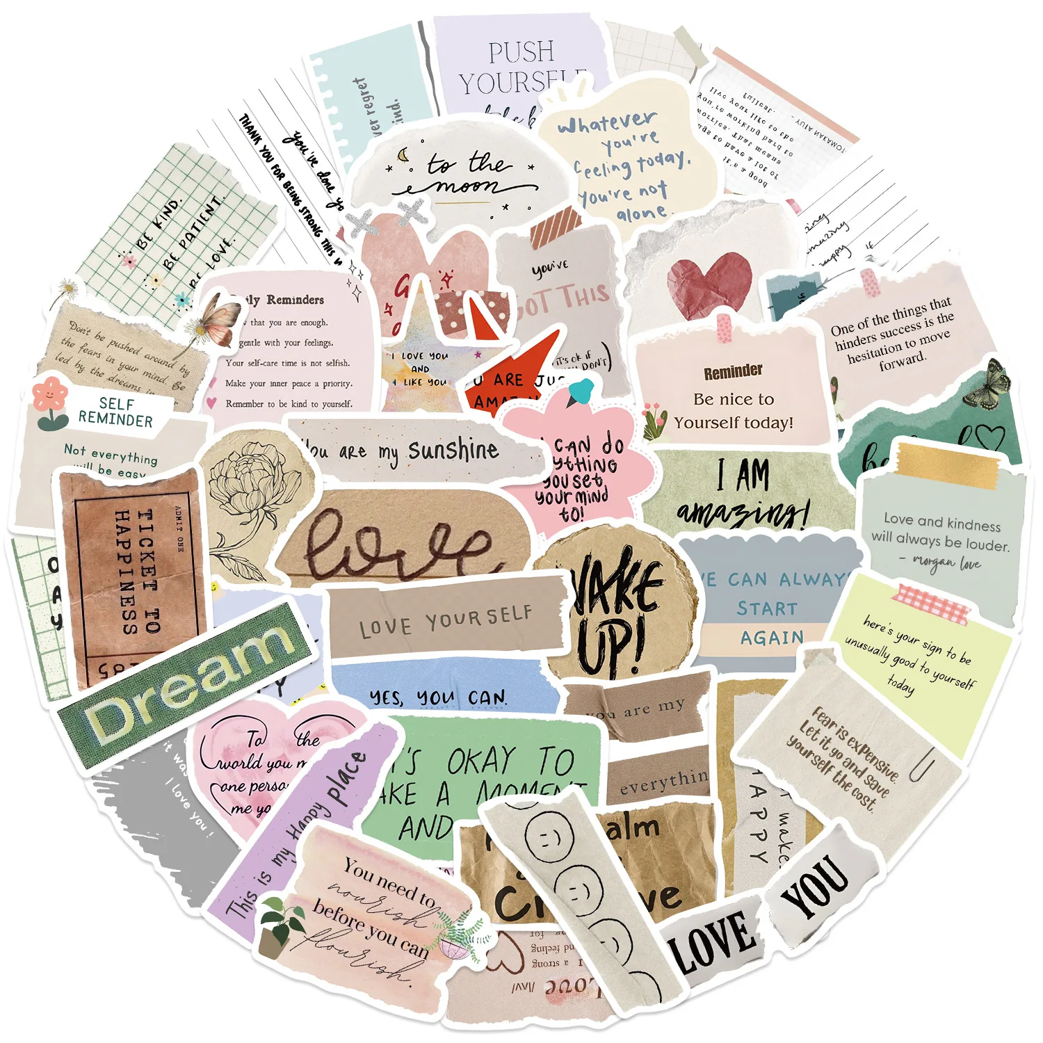 50 Uds. Pegatinas de grafiti con texto fragmentado Retro, pegatinas impermeables para teléfono, guitarra, portátil, maleta, tazas de agua - imagen 4