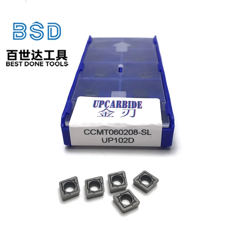 Herramientas de torneado de carburo de corte Original CCMT para tornoCCMT060208-SL OP1215 OKE máquina de insertos de corte CNC compatible con OEM - imagen 5