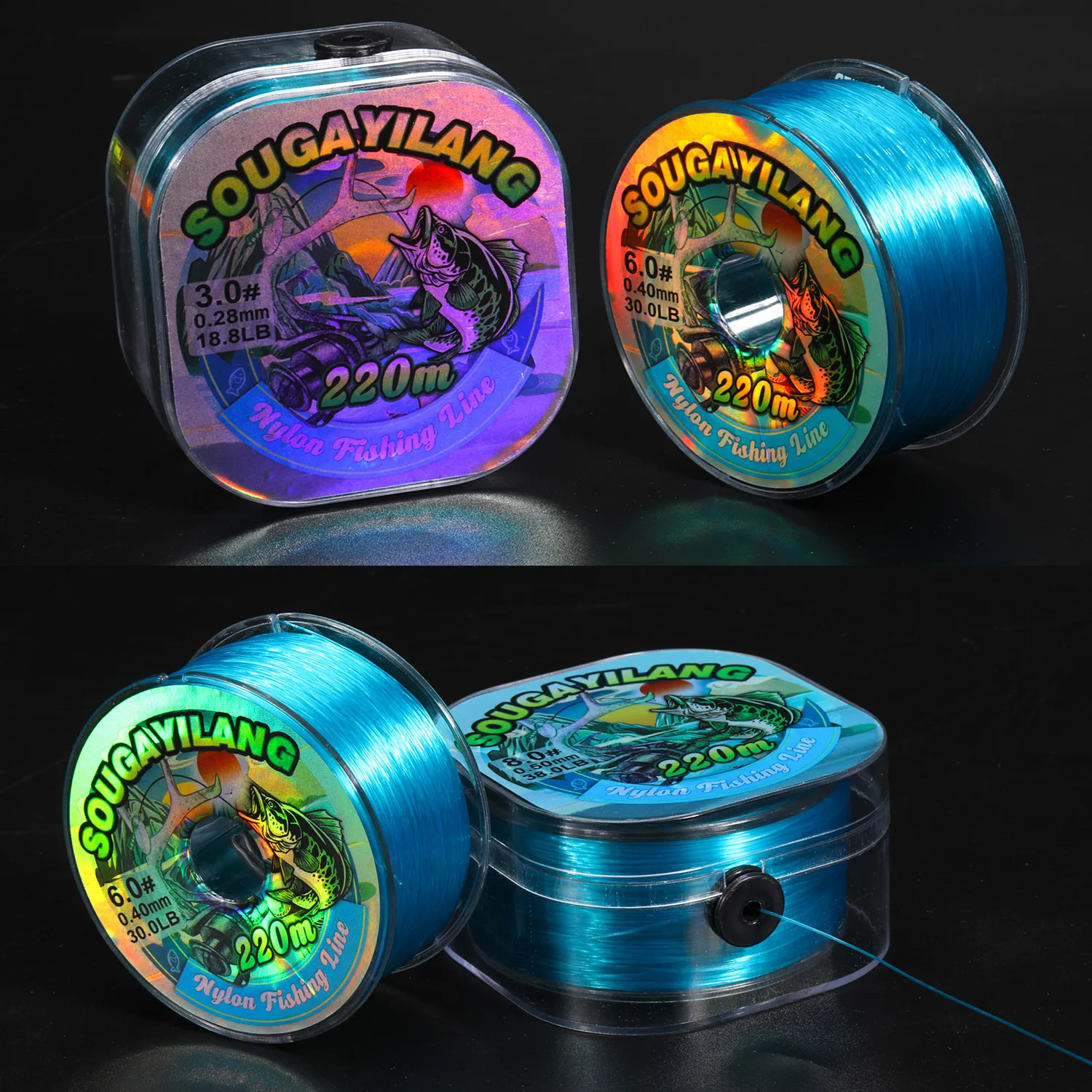 Experimente la emoción de la pesca con Sogayilang 220m Línea de pesca de alta calidad