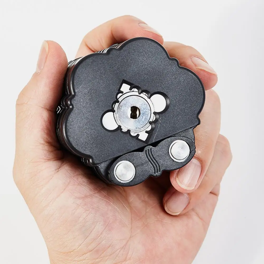 Candado de bicicleta con 2 llaves resistente al agua MTB Road bicicleta de montaña candado de seguridad antirrobo bicicleta motocicleta Scooter suministros - imagen 2