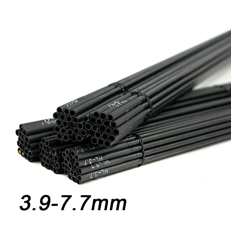 3,9mm-7,7mm 5 piezas 90cm punta de caña de pescar secciones de repuesto caña de pescar de Taiwán tamaño grande accesorios de caña de carbono hueca resistente - imagen 2