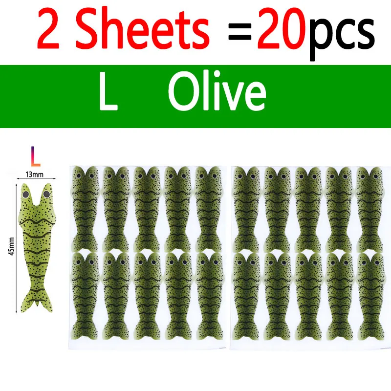 2 Sheets Olive L