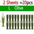 2 Sheets Olive L