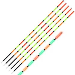 5 unids/lote de fibra de cola de flotador de pesca + 1 tubo de flotador + 1 ganchos de bolsa + reposo de flotador 20CM * 1,5 MM 20CM * 1,2 MM uso diurno y nocturno herramienta de fibra DIY