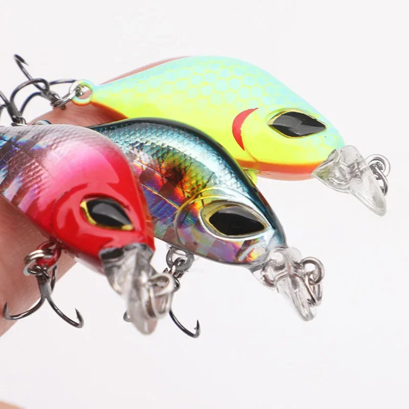 OUTKIT 2023 nuevo llega diseño japonés señuelos pequeños señuelo de pesca 3,2g 4cm hundimiento Minnow Mini cebo duro para perca trucha lubina - imagen 3