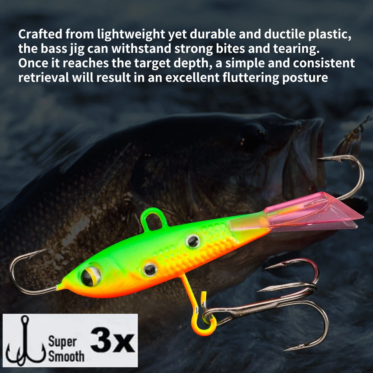 Plantillas de pesca en hielo, 10g, 15g, plantilla equilibrada, plomo, Banlancer de hielo de invierno, señuelo de pesca en hielo arrfital, Swimbait Wobbler Set - imagen 3