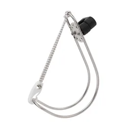 Aro salvavidas herradura con soporte ajustable – Acero inox